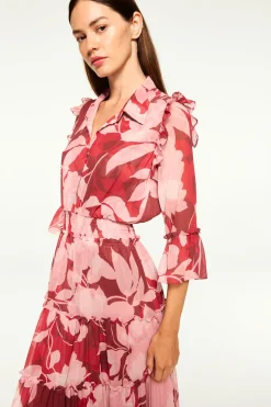 MISA Los Angeles Wedding Guest|Misa Classics>PAMELINA DRESS Florarosada