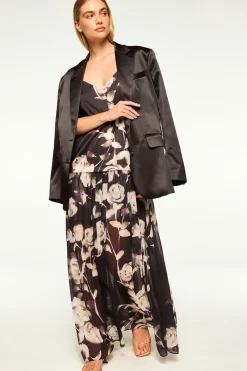 MISA Los Angeles Wedding Guest|Maxi>PAULINE DRESS Fadedrosemix