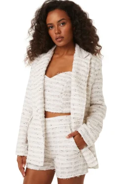 MISA Los Angeles Classic White|Matching Sets>PENNY BLAZER Winterwhite