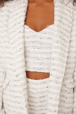 MISA Los Angeles Classic White|Matching Sets>PENNY BLAZER Winterwhite