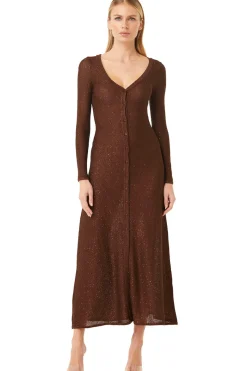 MISA Los Angeles Knit|Long-sleeve>RAFAEL CARDIGAN Chocolateshimmer
