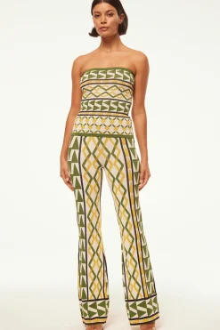 MISA Los Angeles Knits|Matching Sets>RIALTA PANT Limoncellogeojacquard