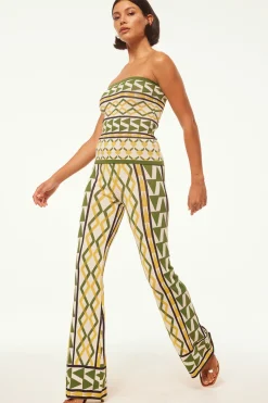 MISA Los Angeles Knits|Matching Sets>RIALTA PANT Limoncellogeojacquard