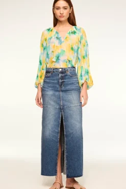 MISA Los Angeles Matching Sets|Tops>RINA TOP Citronwatercolor