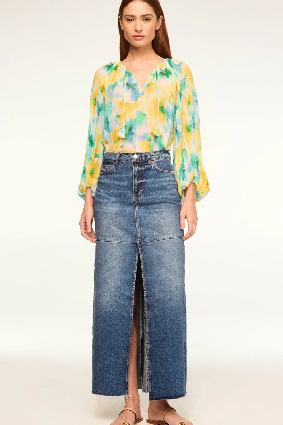 MISA Los Angeles Matching Sets|Tops>RINA TOP Citronwatercolor