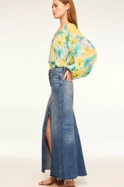 MISA Los Angeles Matching Sets|Tops>RINA TOP Citronwatercolor
