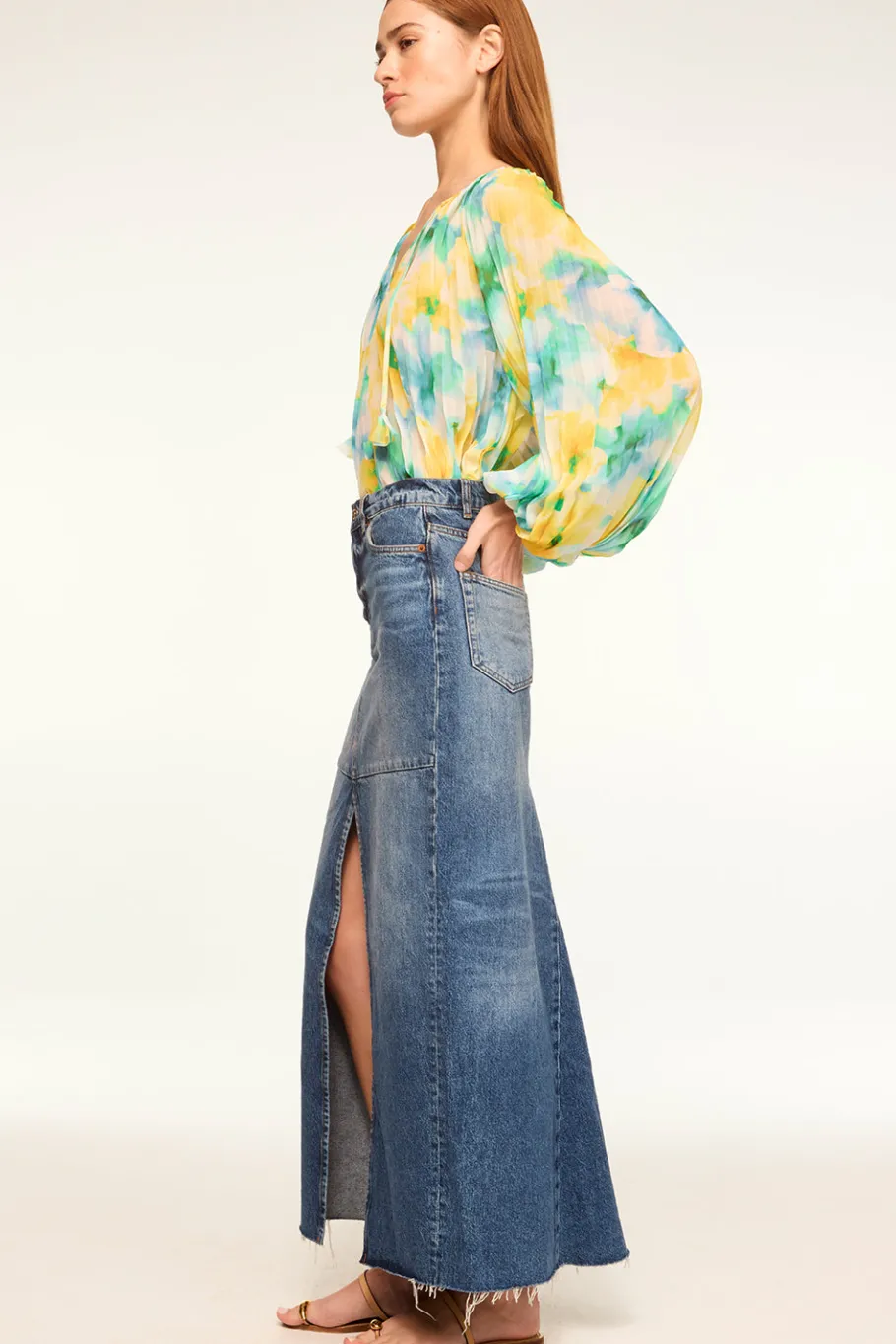 MISA Los Angeles Matching Sets|Tops>RINA TOP Citronwatercolor