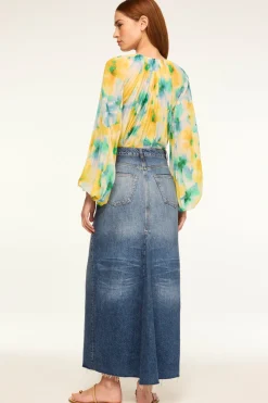 MISA Los Angeles Matching Sets|Tops>RINA TOP Citronwatercolor