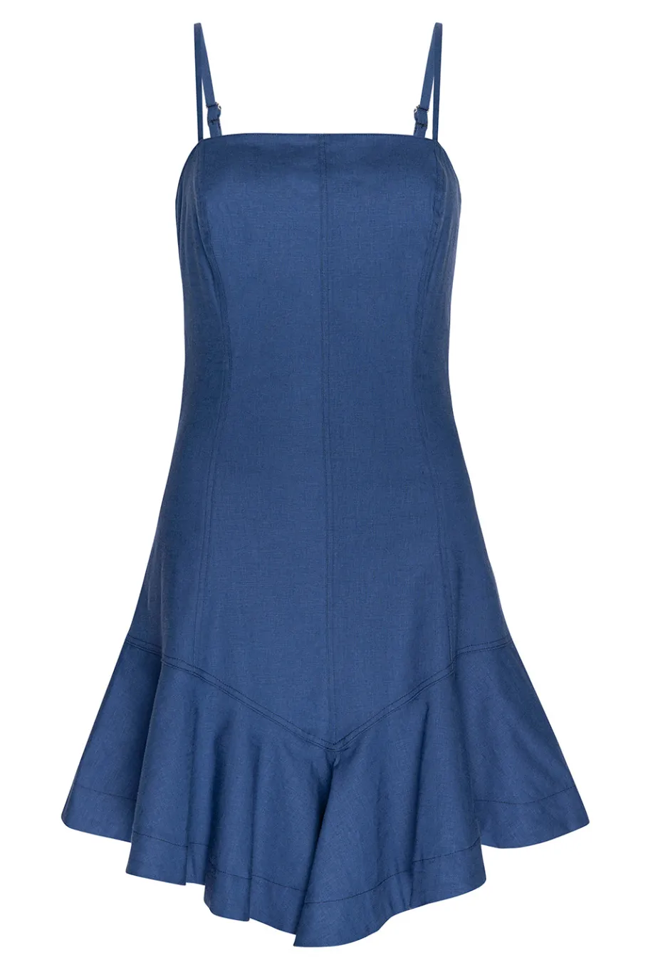 MISA Los Angeles Mini|Dresses>RITA DRESS Bluelinen
