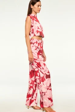 MISA Los Angeles Matching Sets|Pants>RITA PANT Florarosadasatin