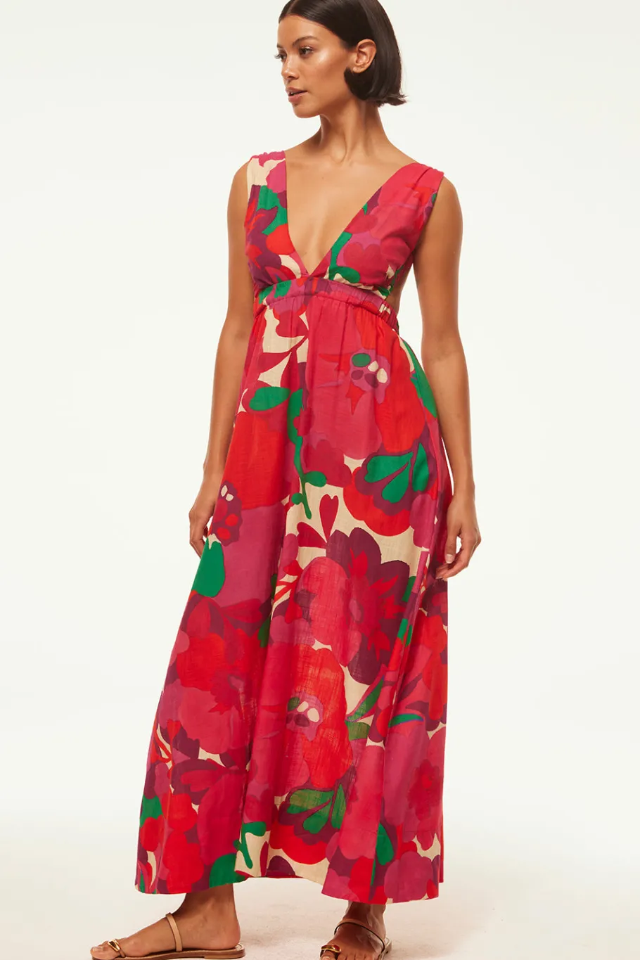 MISA Los Angeles Honeymoon|Cut-out>ROSALIA DRESS Florarosada