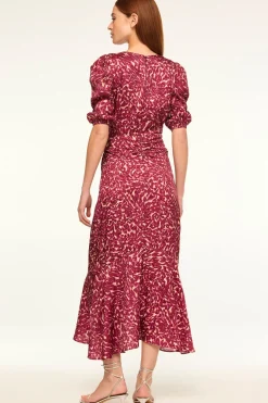 MISA Los Angeles Midi|Wedding Guest>ROSALIE DRESS Faunaabstract