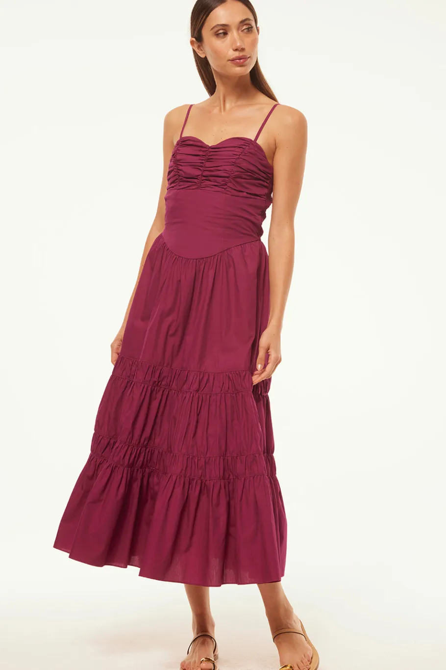 MISA Los Angeles Engagement Party|Midi>RULA DRESS Orchidcottonpoplin