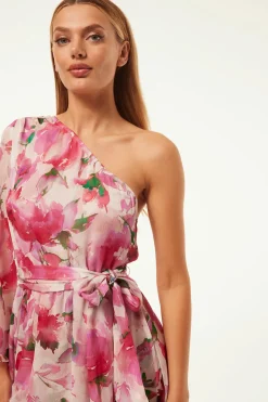 MISA Los Angeles Wedding Guest|Engagement Party>SABRINA DRESS Gardenfuchsia