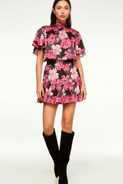 MISA Los Angeles Misa Classics|Mini>SAFFIE DRESS Pinkpeony