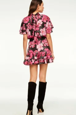MISA Los Angeles Misa Classics|Mini>SAFFIE DRESS Pinkpeony