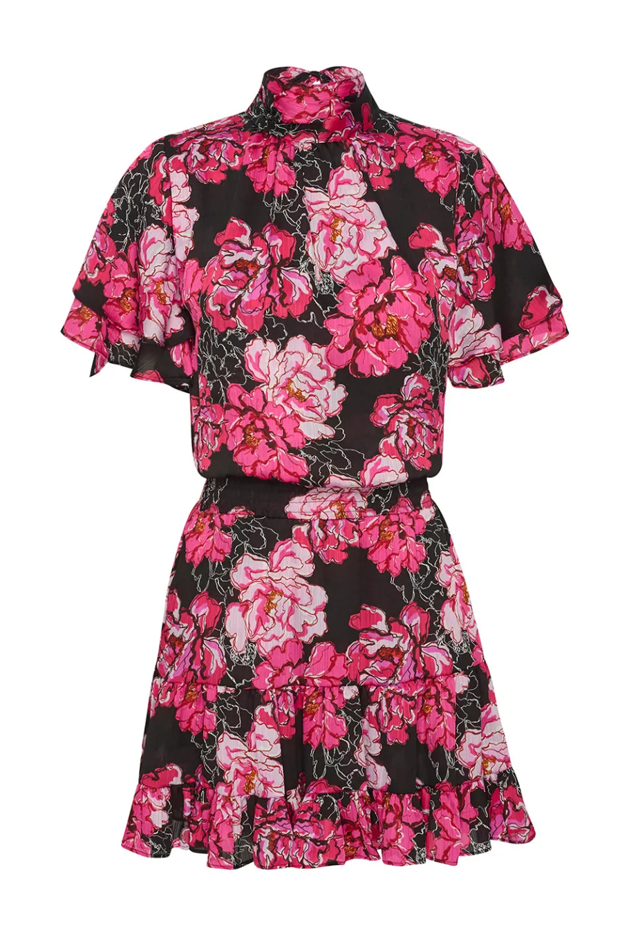 MISA Los Angeles Misa Classics|Mini>SAFFIE DRESS Pinkpeony