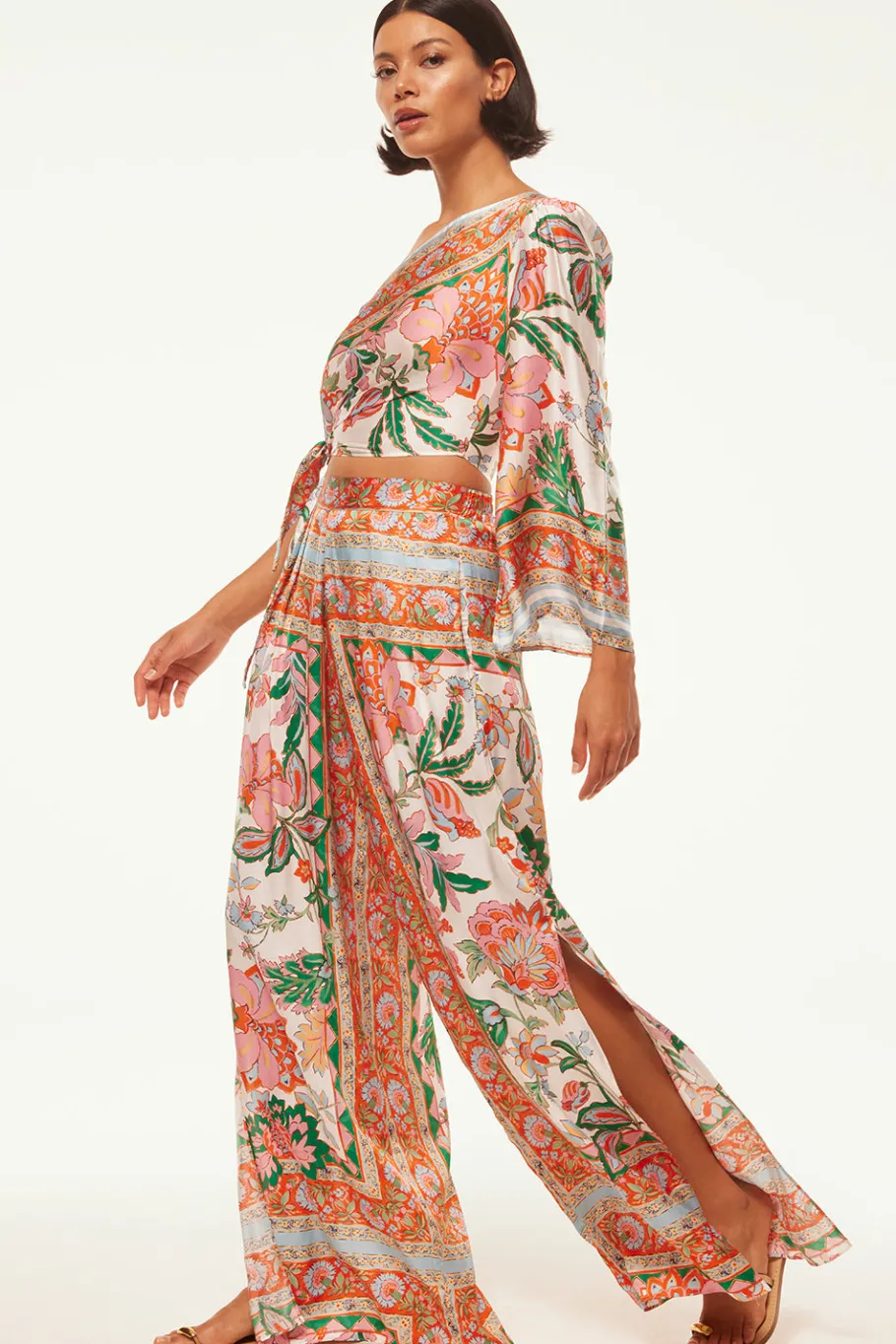 MISA Los Angeles Honeymoon|Matching Sets>SELENA PANT Casablancabordermix