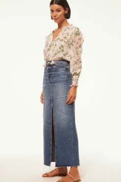 MISA Los Angeles Tops>SIENA TOP Whitesagebotanica