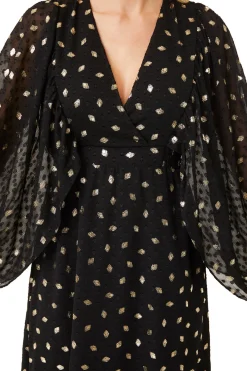 MISA Los Angeles Wedding Guest|Long-sleeve>SIGRID DRESS Diamondclipdot