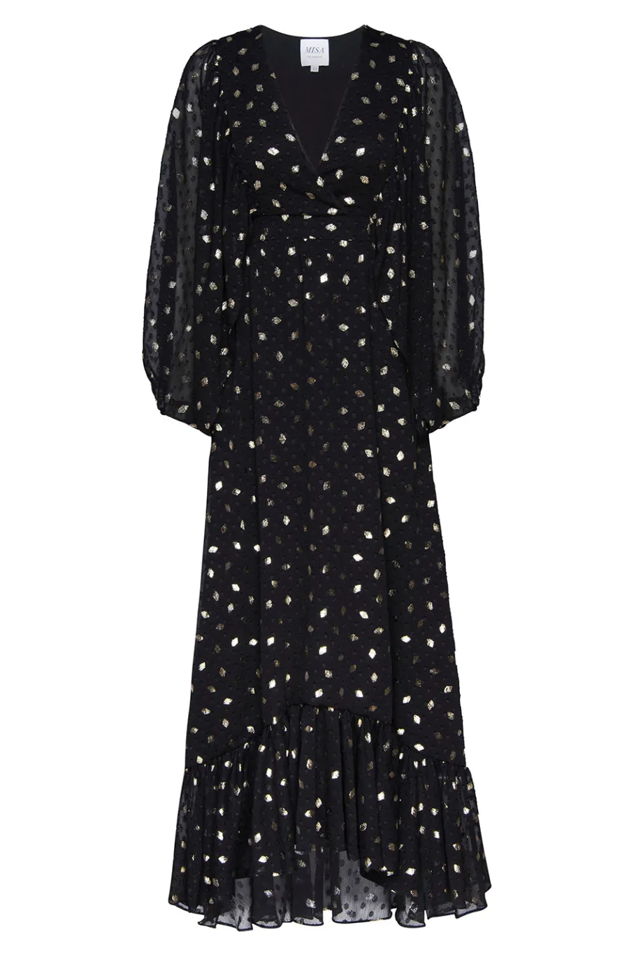 MISA Los Angeles Wedding Guest|Long-sleeve>SIGRID DRESS Diamondclipdot