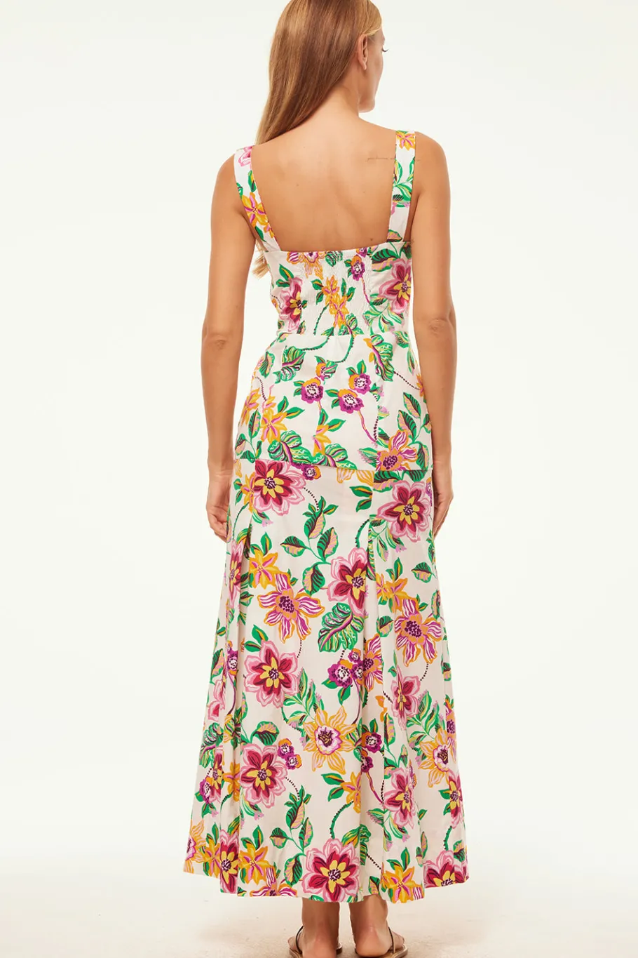 MISA Los Angeles Honeymoon|Engagement Party>SILVANA DRESS Floraexoticacottonpoplin