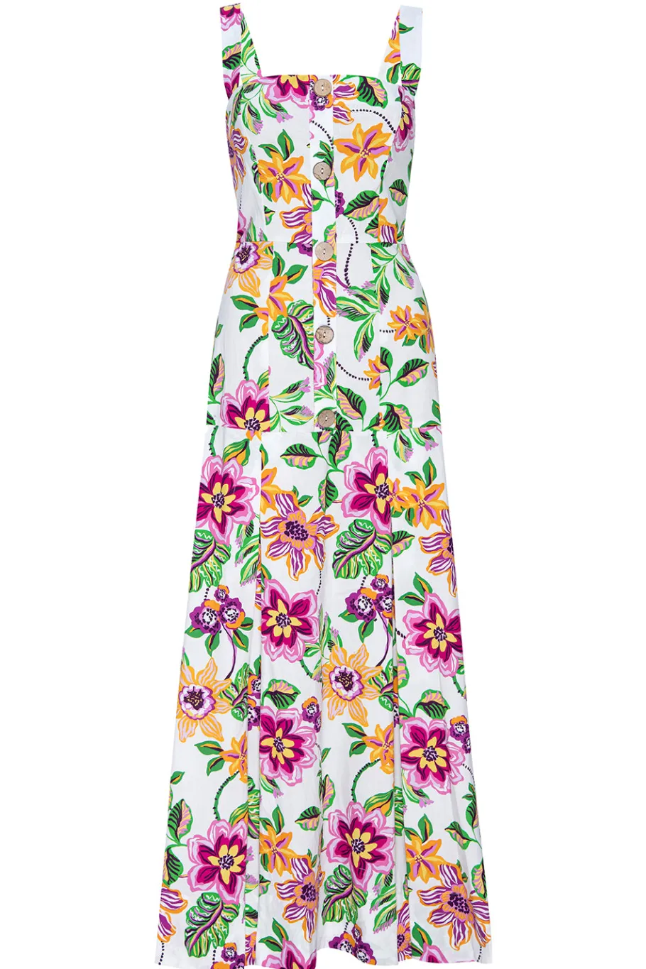 MISA Los Angeles Honeymoon|Engagement Party>SILVANA DRESS Floraexoticacottonpoplin