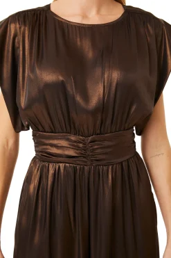 MISA Los Angeles Jumpsuits & Rompers|Jumpsuits & Rompers>SOPHIA JUMPSUIT Burnishedbronze