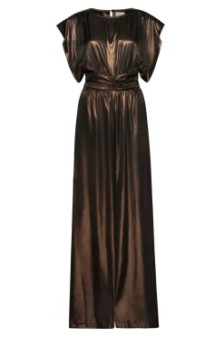 MISA Los Angeles Jumpsuits & Rompers|Jumpsuits & Rompers>SOPHIA JUMPSUIT Burnishedbronze