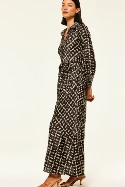 MISA Los Angeles Long-sleeve|Maxi>STEVIE DRESS Gowestgeomix