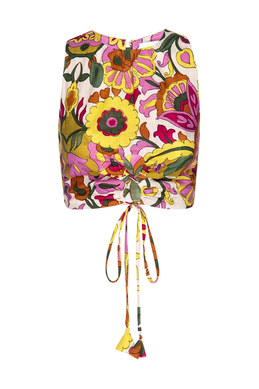MISA Los Angeles Matching Sets|Tops>TANZIA TOP Floralcorsicamulti