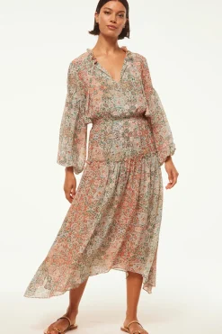 MISA Los Angeles Long-sleeve|Misa Classics>TASIA DRESS Ombretapestry
