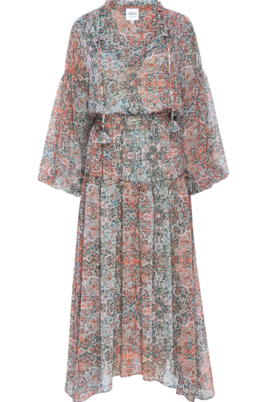 MISA Los Angeles Long-sleeve|Misa Classics>TASIA DRESS Ombretapestry
