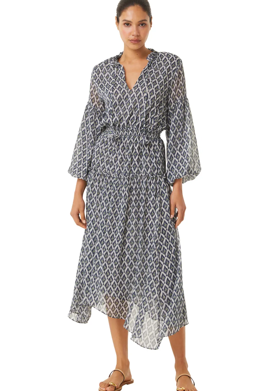MISA Los Angeles Long-sleeve|Misa Classics>TASIA DRESS Peridoteyes