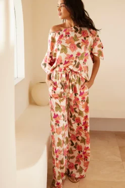MISA Los Angeles Matching Sets|Tops>TELKA TOP Sonoranflorasatin