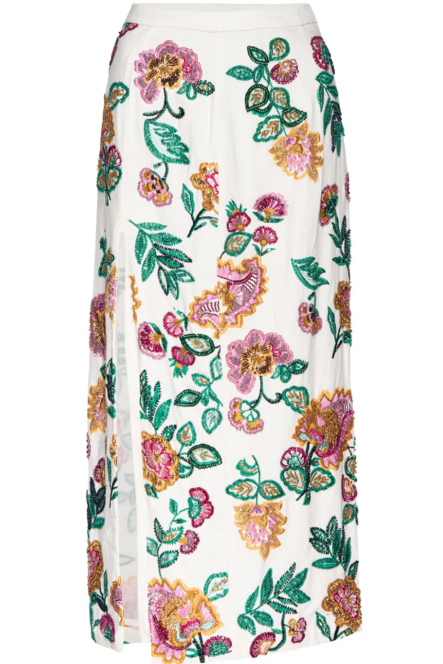 MISA Los Angeles Honeymoon|Bachelorette>THEMA SKIRT Malikapaisleyfloralembroidery