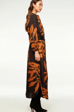 MISA Los Angeles Wedding Guest|Long-sleeve>TONYA DRESS Fernalglow