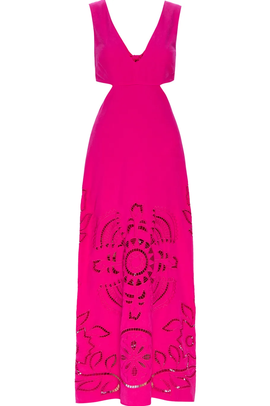 MISA Los Angeles Honeymoon|Cut-out>VALENCIA DRESS Pinkeyelet