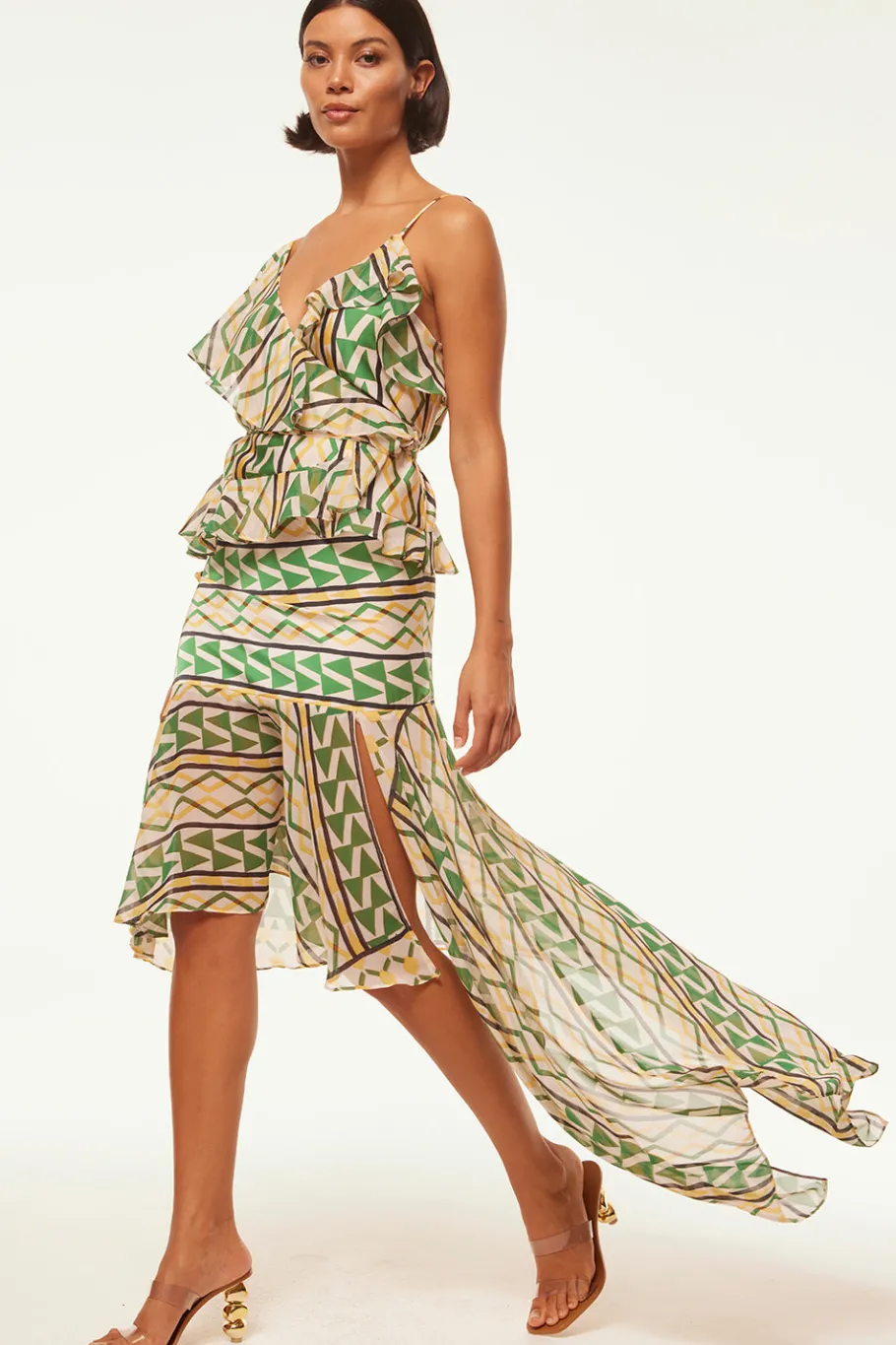 MISA Los Angeles Engagement Party|Matching Sets>VALLEA SKIRT Limoncellogeomix