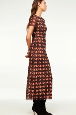 MISA Los Angeles Jersey & Mesh|Misa Classics>VANESSA DRESS Angelglow