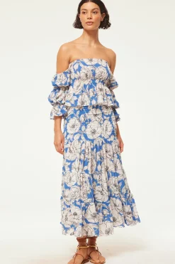 MISA Los Angeles Misa Classics|Matching Sets>VIDA TOP Gardeniacrinkle