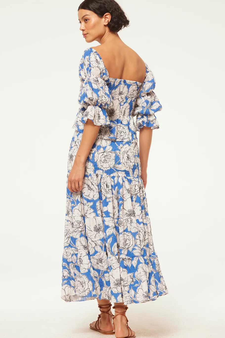 MISA Los Angeles Misa Classics|Matching Sets>VIDA TOP Gardeniacrinkle
