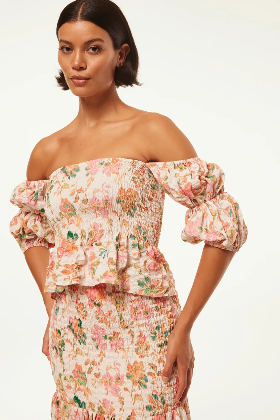 MISA Los Angeles Wedding Guest|Engagement Party>VIDA TOP Persimmoncrinkle