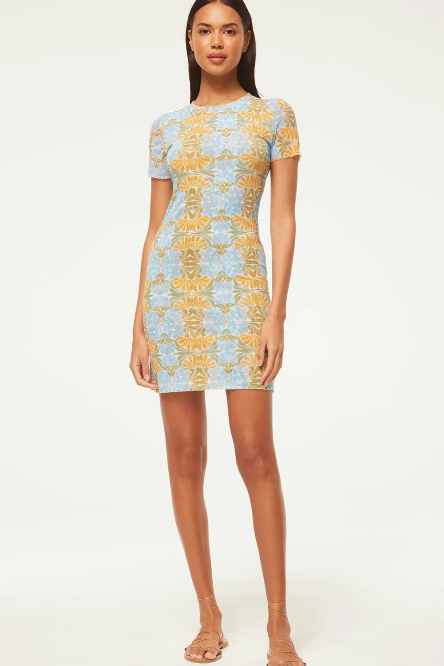 MISA Los Angeles Jersey & Mesh|Mini>VINA DRESS Citrusslice