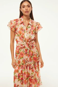 MISA Los Angeles Wedding Guest|Engagement Party>VIOLA DRESS Palmareibloomschiffon