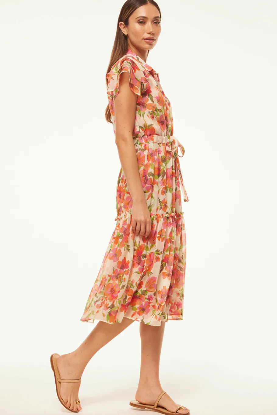 MISA Los Angeles Wedding Guest|Engagement Party>VIOLA DRESS Palmareibloomschiffon
