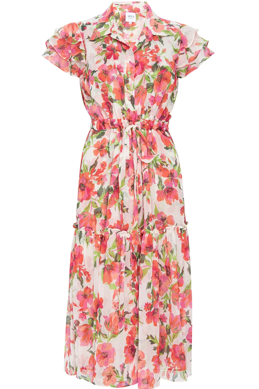 MISA Los Angeles Wedding Guest|Engagement Party>VIOLA DRESS Palmareibloomschiffon