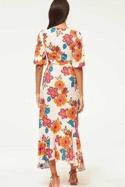 MISA Los Angeles Cut-out|Misa Classics>WALLIS DRESS Floramarbella