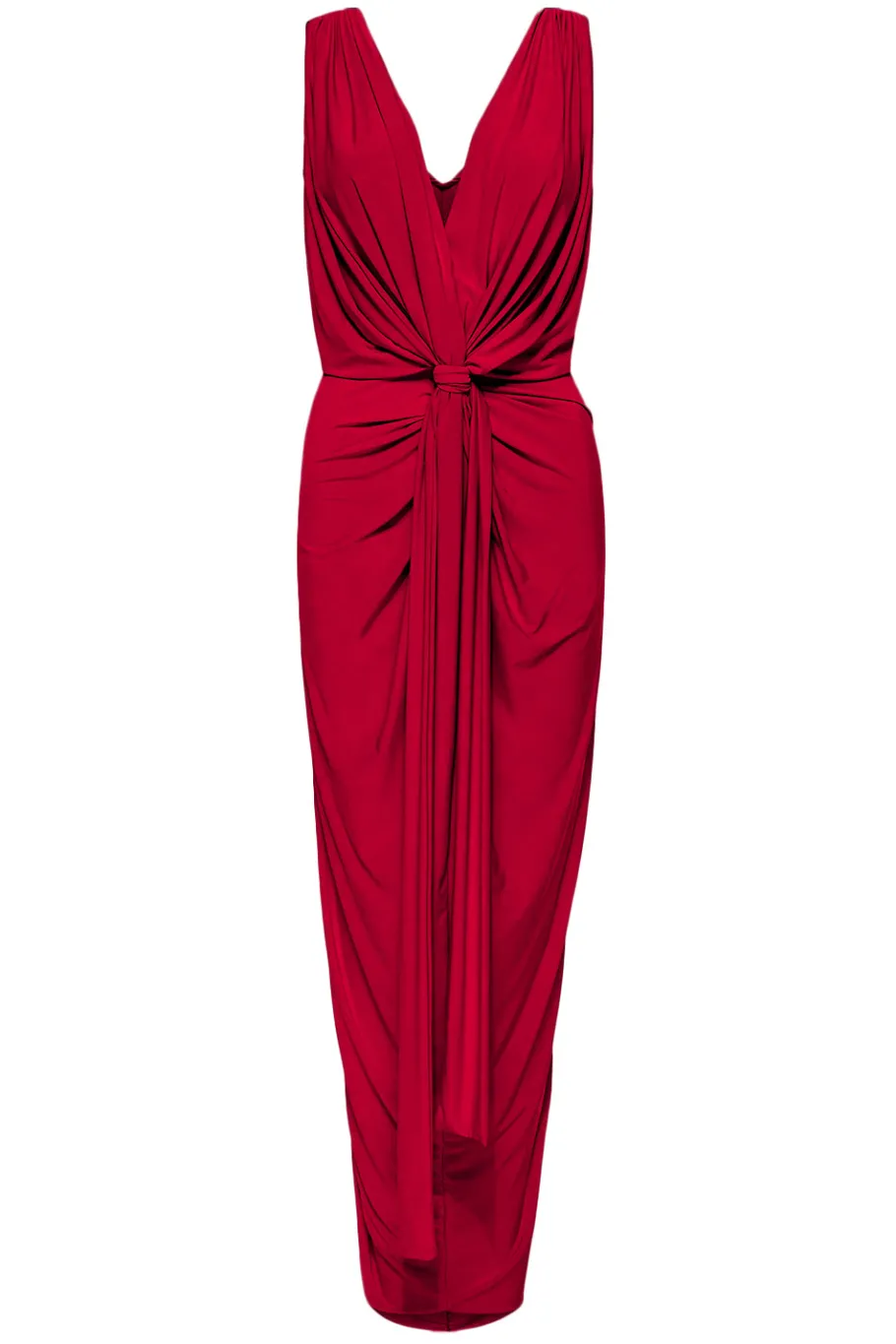 MISA Los Angeles Wedding Guest|Jersey & Mesh>XENIA DRESS Lipstickred