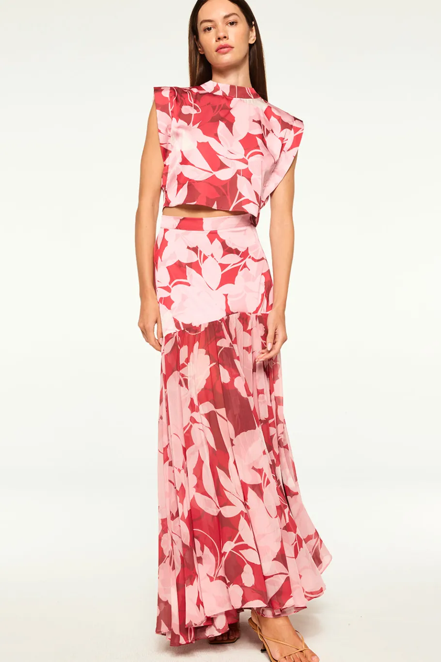 MISA Los Angeles Matching Sets|Skirts & Shorts>YARA SKIRT Florarosadamix